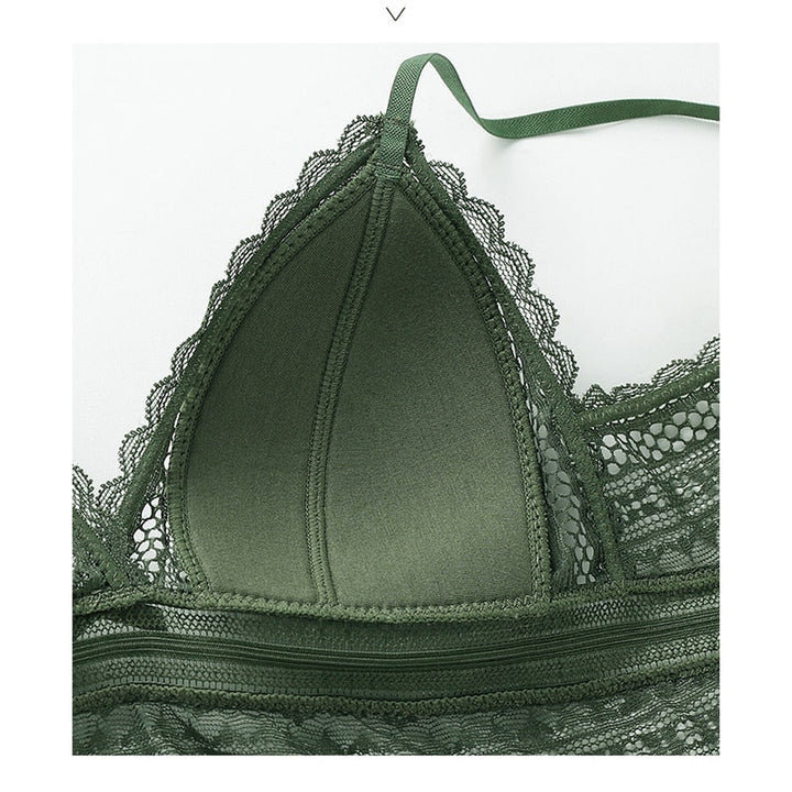 Lune London | Backless Lace Triangle Bra