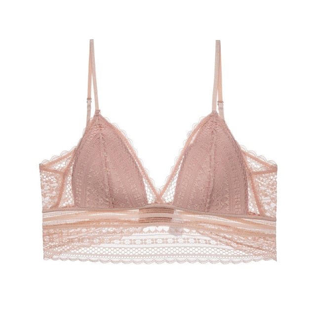 Lune London | Backless Lace Triangle Bra
