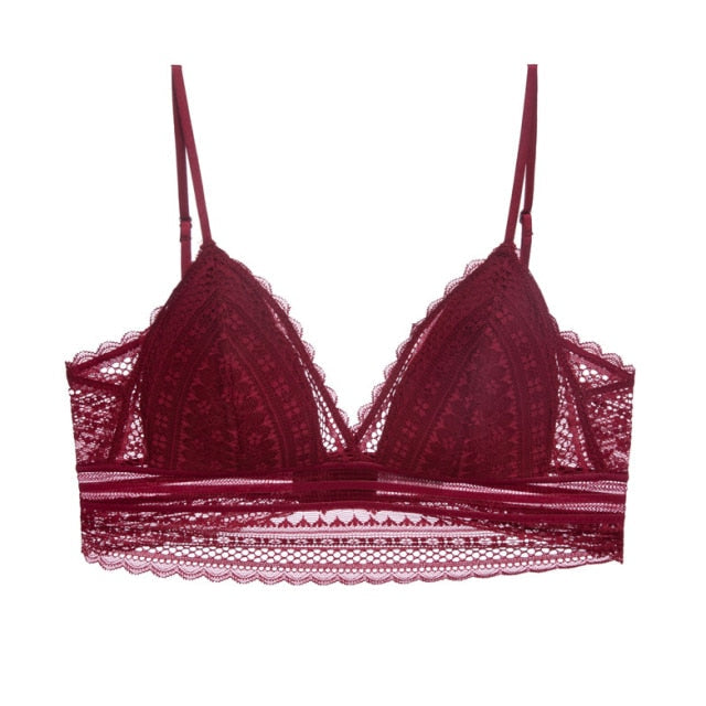Lune London | Backless Lace Triangle Bra