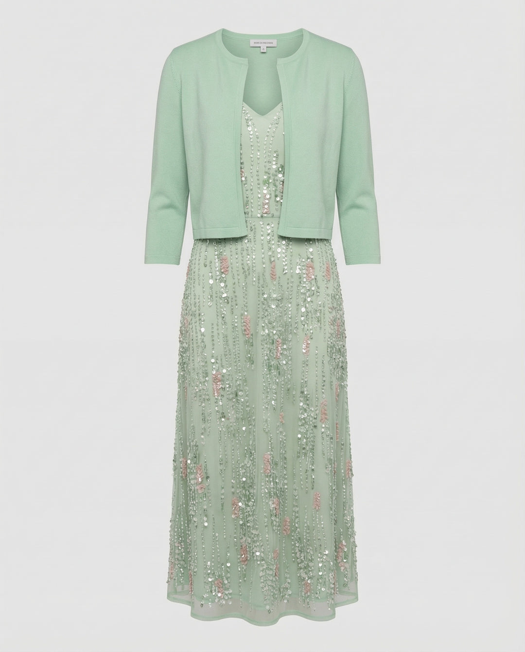 Women’s Floral Two-Piece Midi Dress with Elegant Fit | Lune London