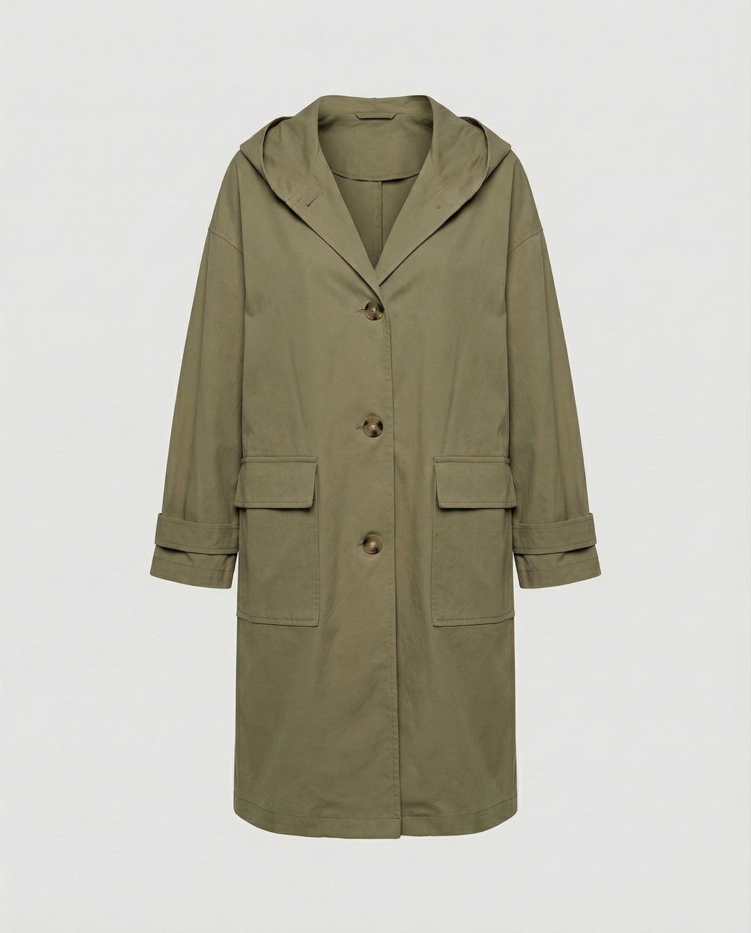Women’s Long Waterproof Trench Coat with Windproof Protection | Lune London