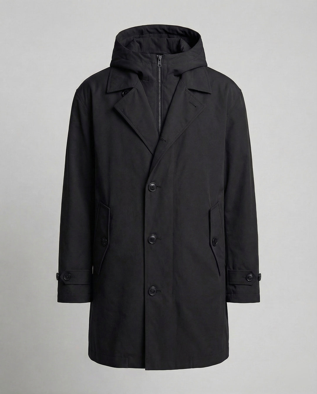 Lune London | Men's Waterproof Trench Coat Stylish & Warm Puffer Design