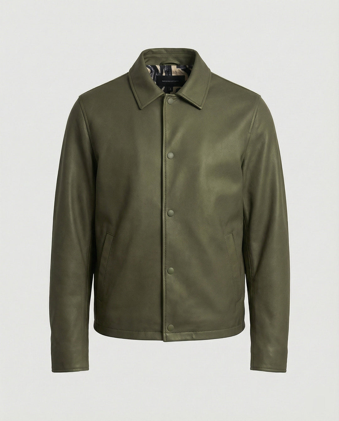 Men's Leather Look Transitional Jacket