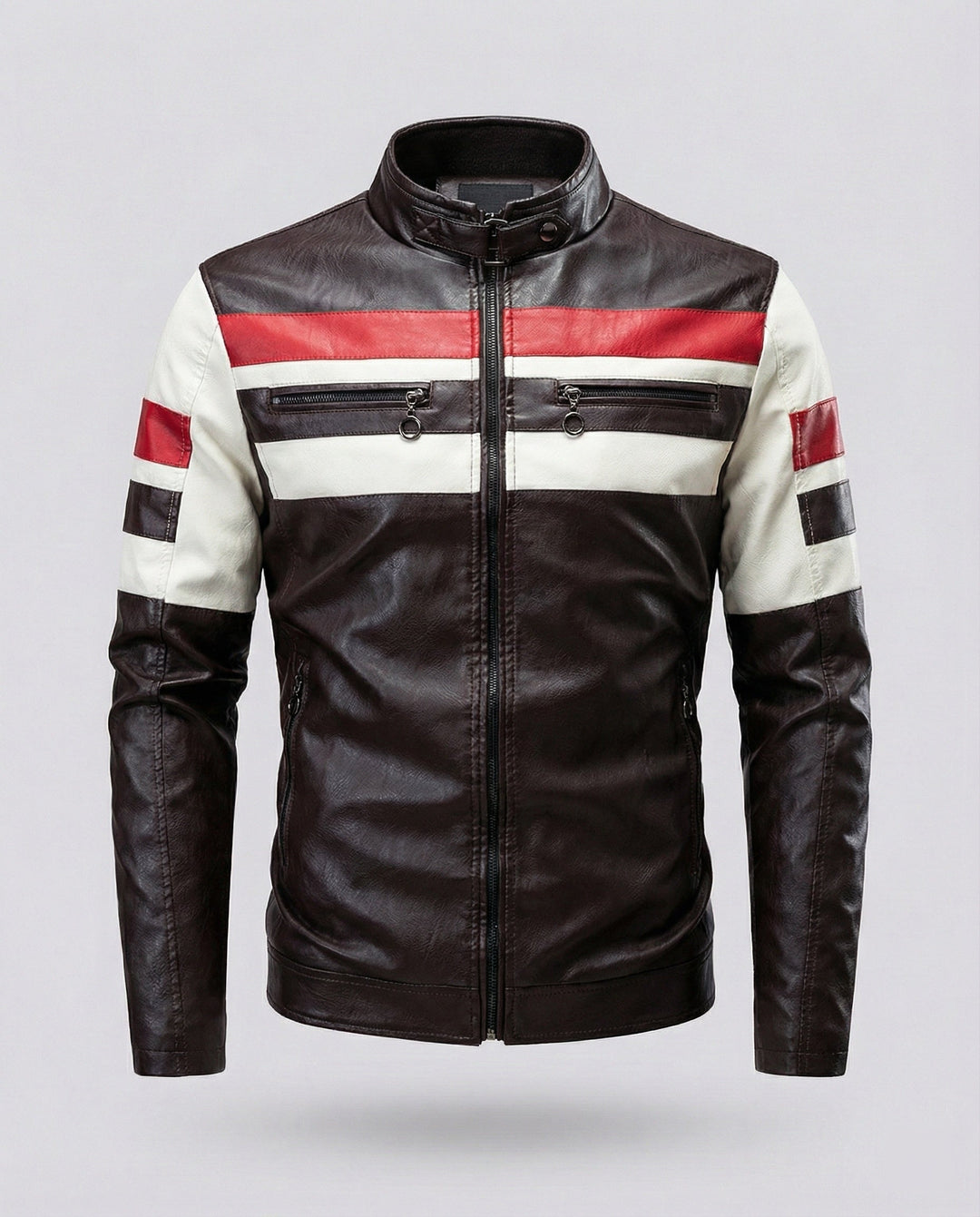 Men's Biker Jacket Motorsport Style