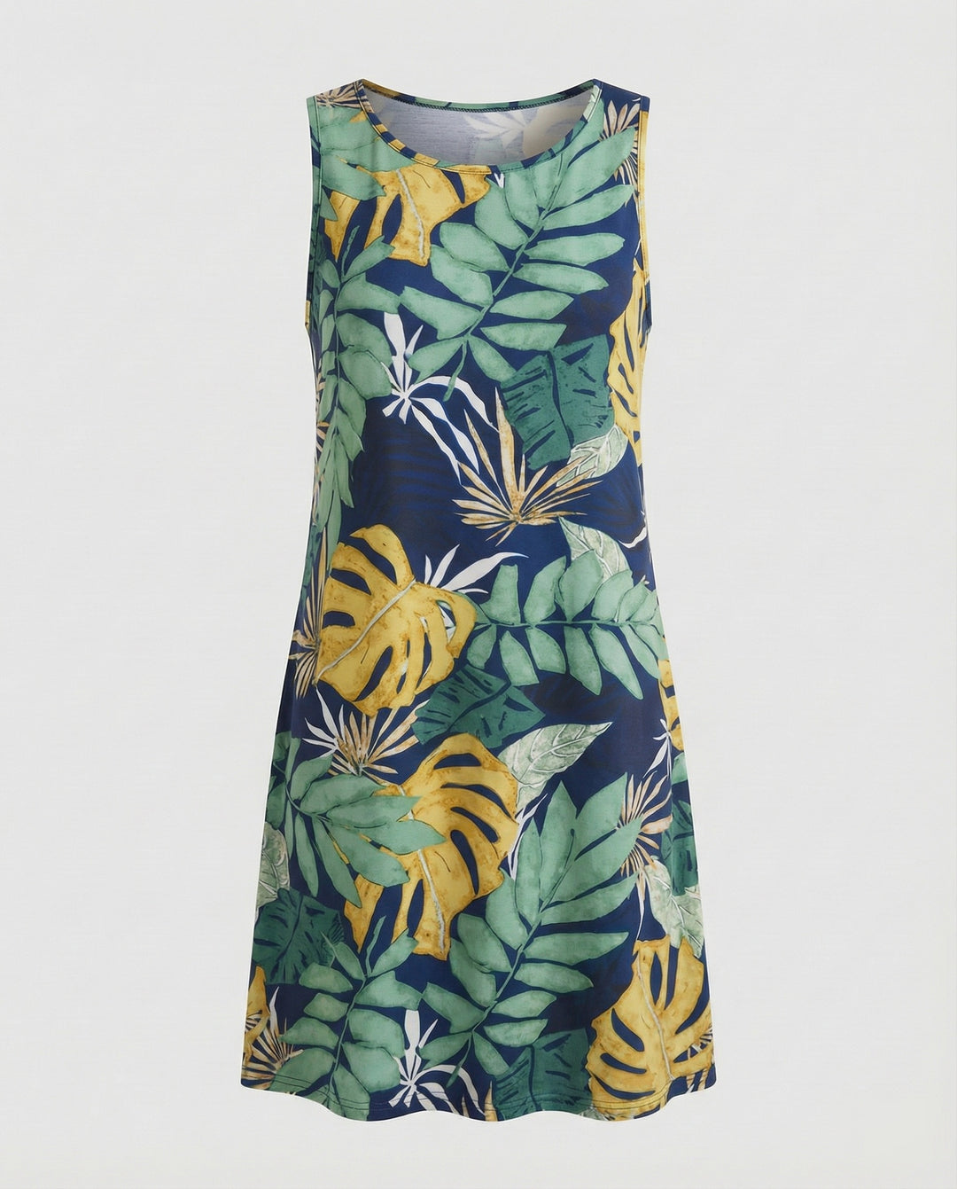 Women’s Sleeveless Casual Dress with Artistic Print & Lightweight Fabric | Lune London