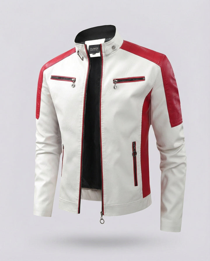 Men's Biker Jacket Motorsport Style