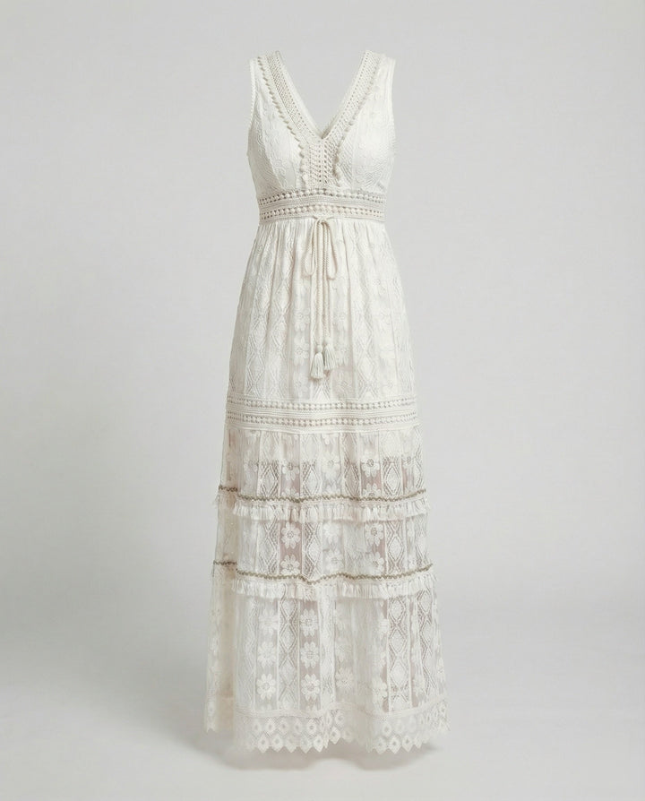 Lune London | Graceful Boho Lace Dress for Summer