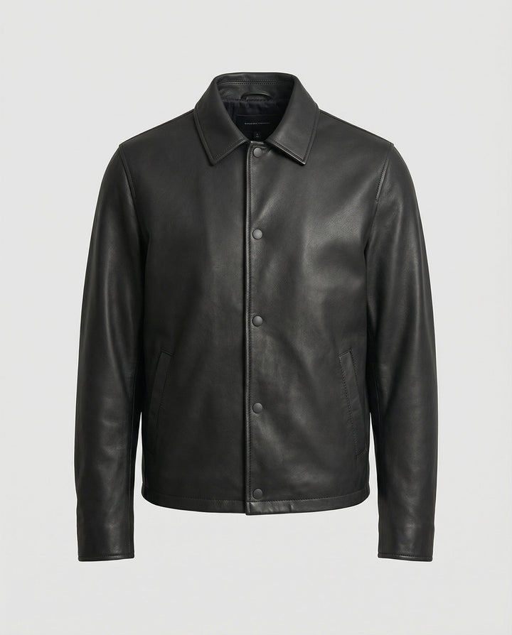 Men's Leather Look Transitional Jacket