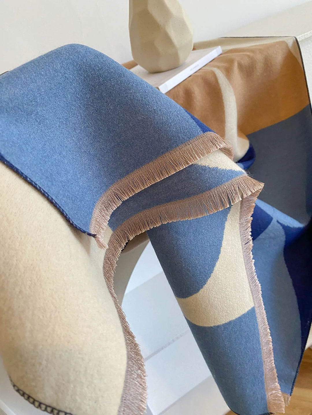 Women’s Reversible Cashmere Scarf for Elegance & Warmth | Lune London