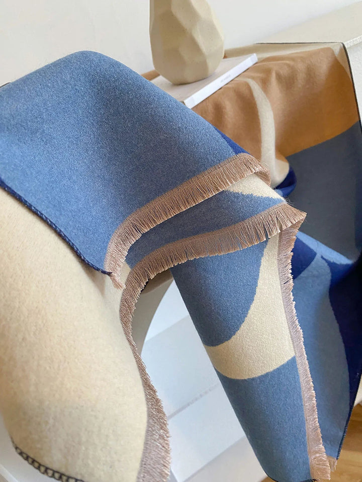 Women’s Reversible Cashmere Scarf for Elegance & Warmth | Lune London