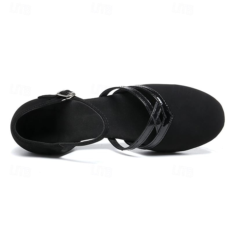 Lune London | Modern Dance Shoes for Women - Black - High-Quality Suede