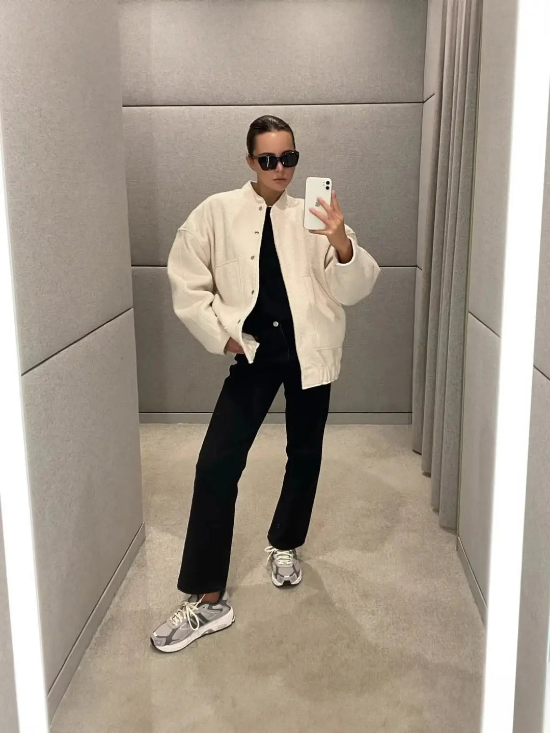 Lune London | Fit Wool Bomber Jacket