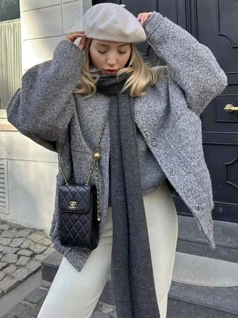 Lune London | Fit Wool Bomber Jacket