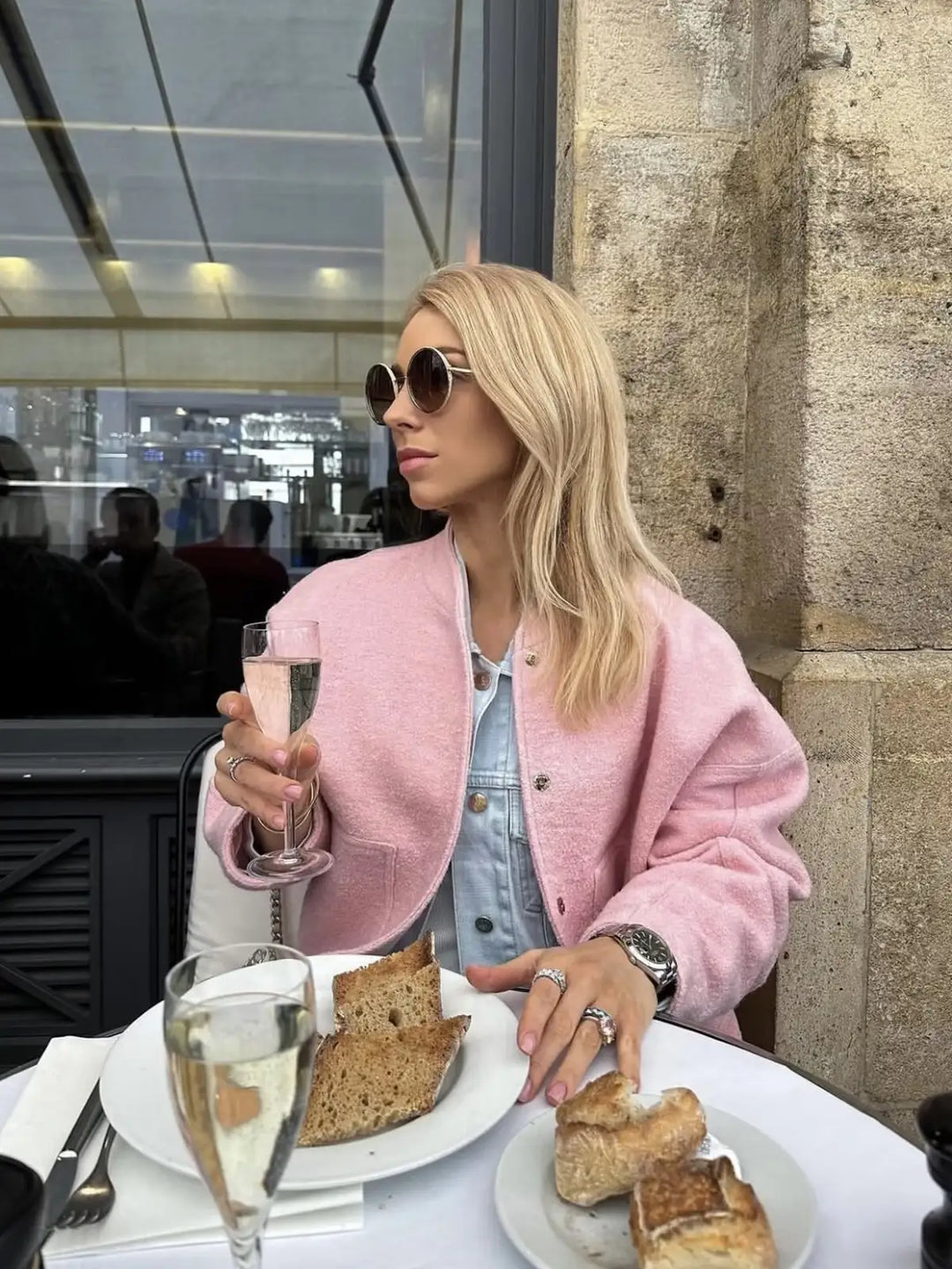 Lune London | Fit Wool Bomber Jacket