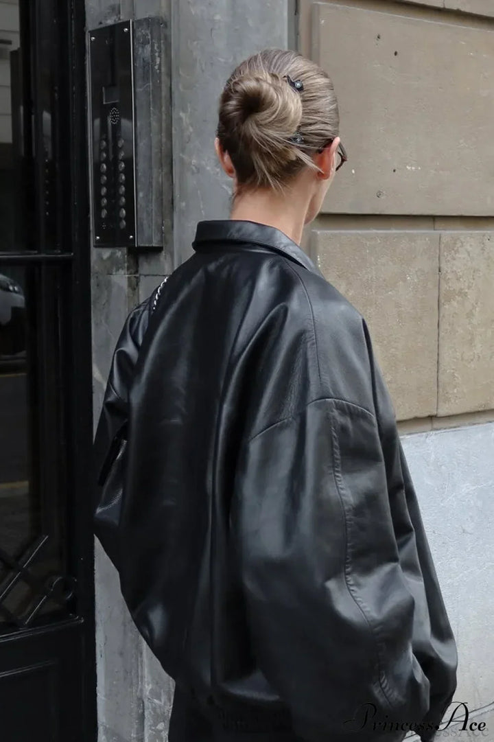 Lune London | Black Leather Motorcycle Jacket