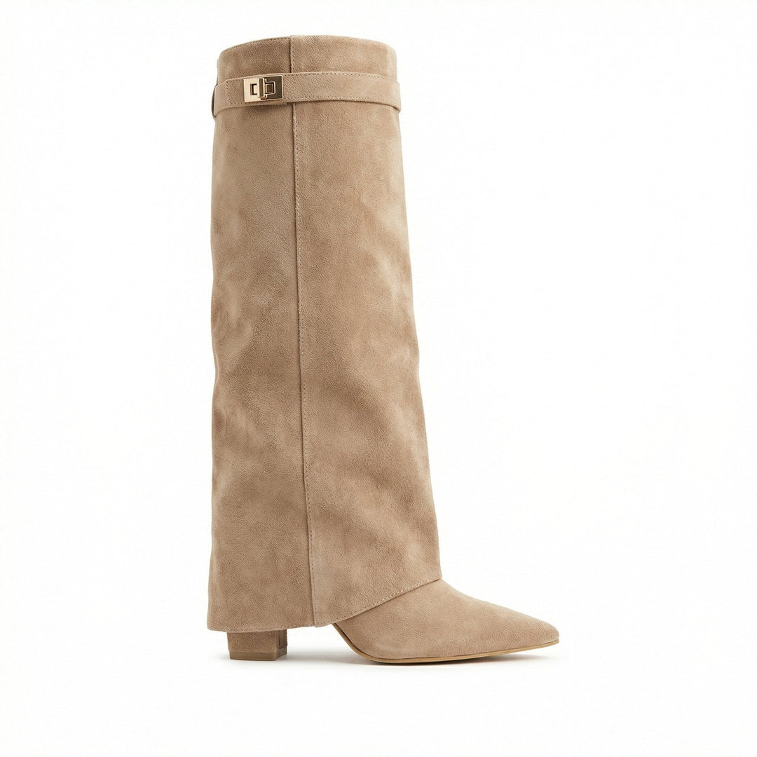 Suede boots for women
