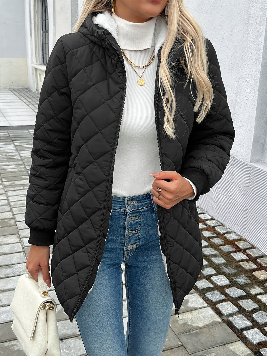 Lune London | Padded Puffy Jacket with Zipper