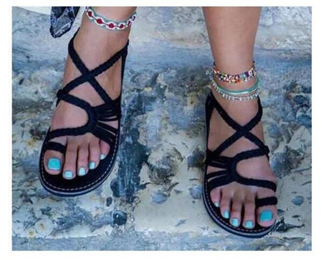 Lune London | Sail Knot Foot Flat Sandals