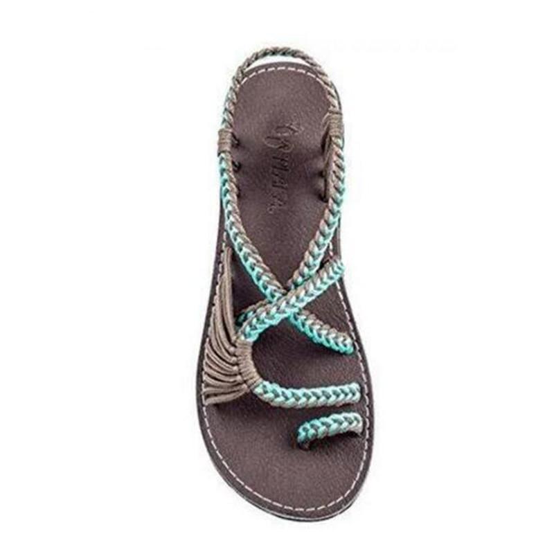 Lune London | Sail Knot Foot Flat Sandals