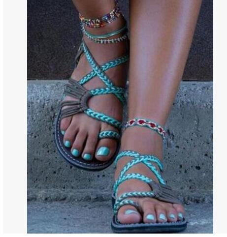 Lune London | Sail Knot Foot Flat Sandals