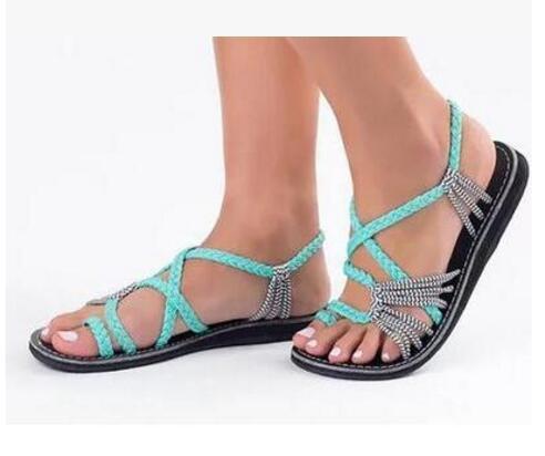 Lune London | Sail Knot Foot Flat Sandals