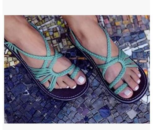 Lune London | Sail Knot Foot Flat Sandals