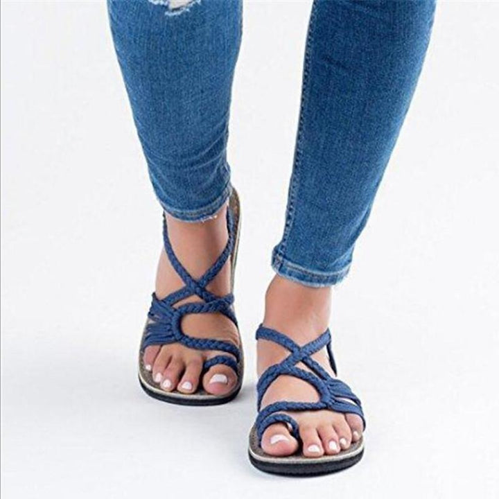 Lune London | Sail Knot Foot Flat Sandals