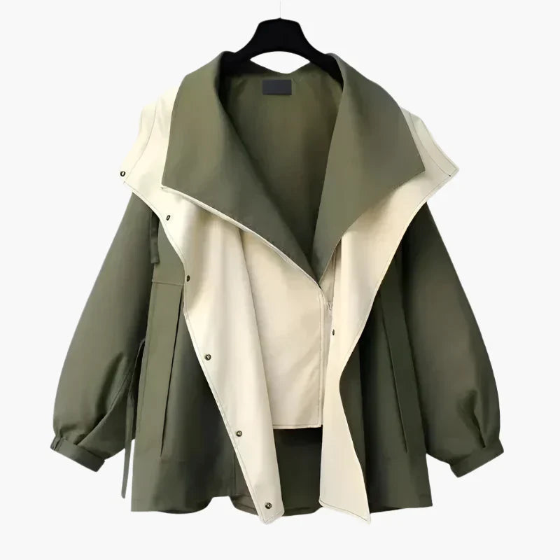 Lune London | Oversized layer-look leisure jacket - Versatile transition jacket for everyday wear and outdoor activities