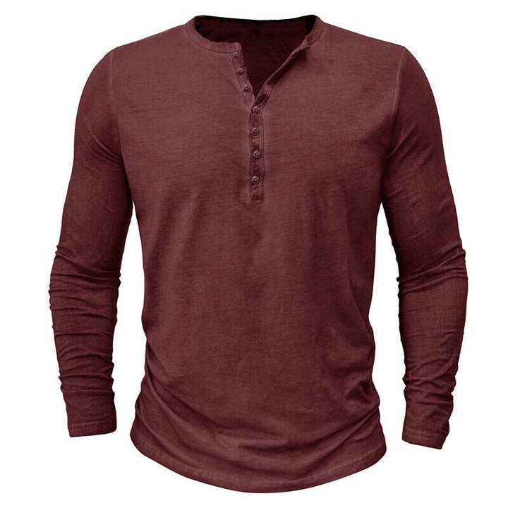 Lune London | Henley Shirt for Men with Long Sleeves