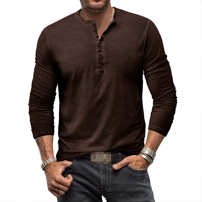 Lune London | Henley Shirt for Men with Long Sleeves