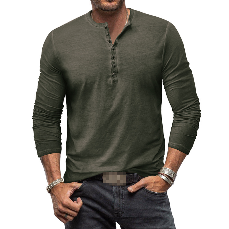 Lune London | Henley Shirt for Men with Long Sleeves