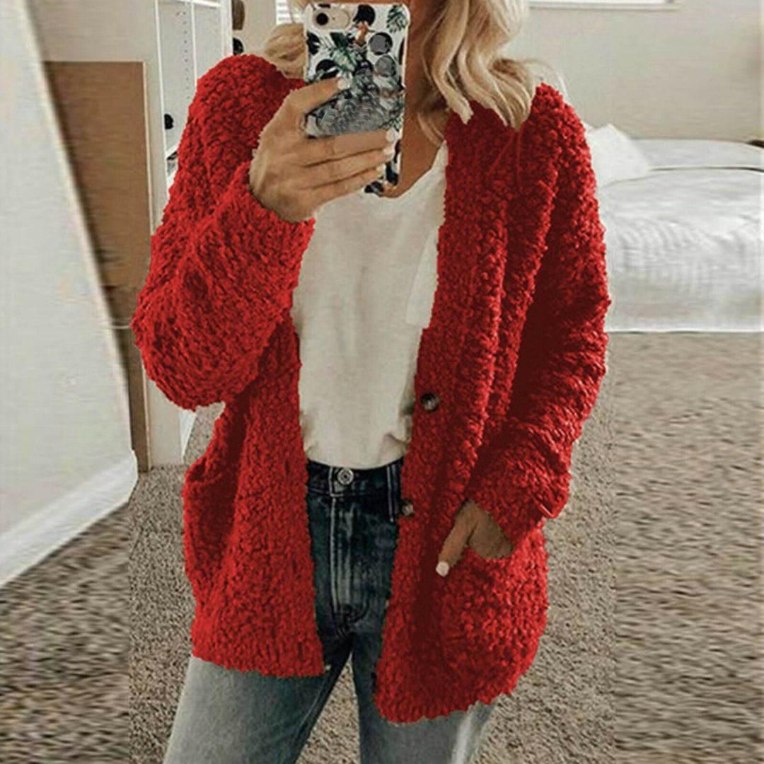 Lune London | Cardigan - Soft Wool Knit - Casual Fit - Chunky Knit with Front Pockets
