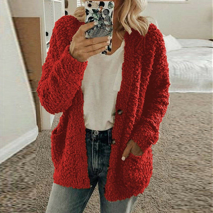 Lune London | Cardigan - Soft Wool Knit - Casual Fit - Chunky Knit with Front Pockets