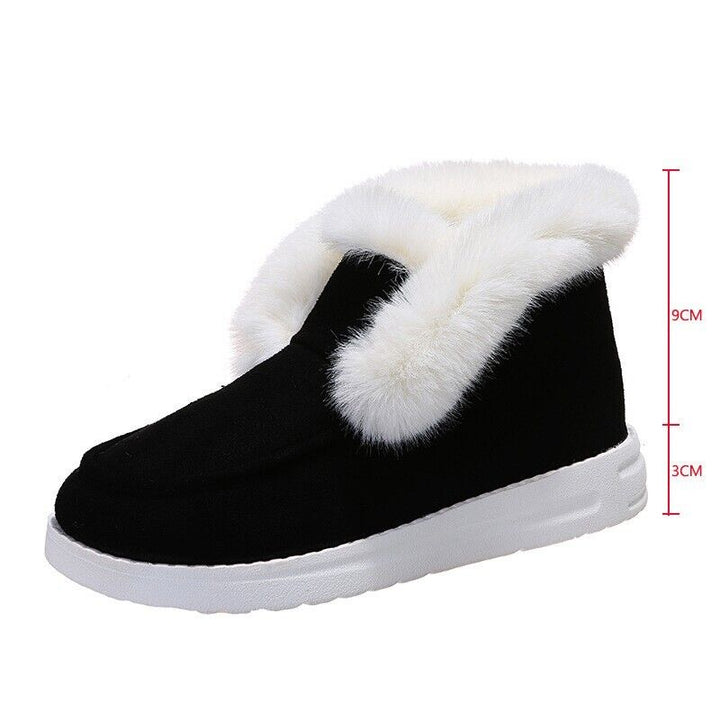 Lune London | Winter loafers - Slip-on suede loafers with fur lining