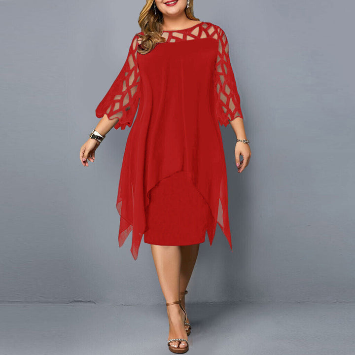Lune London | Elegant Plus Size Midi Dress for Women