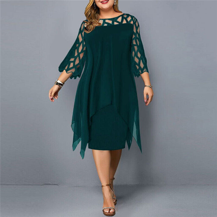 Lune London | Elegant Plus Size Midi Dress for Women
