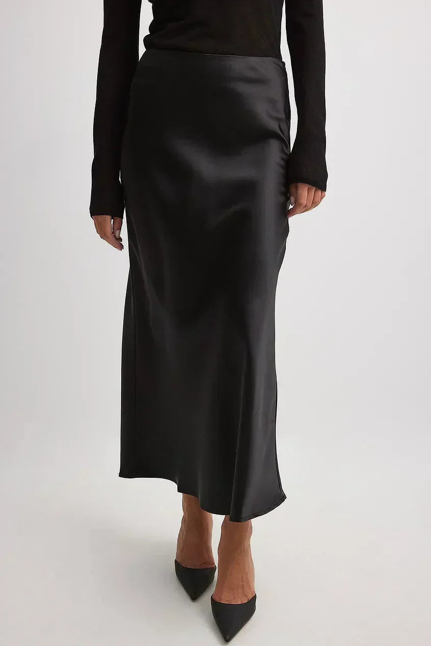 Lune London | Satin skirt with High Waist Anna