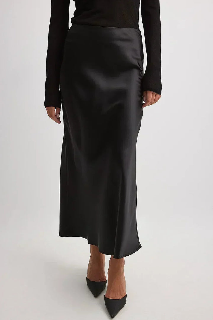 Lune London | Satin skirt with High Waist Anna