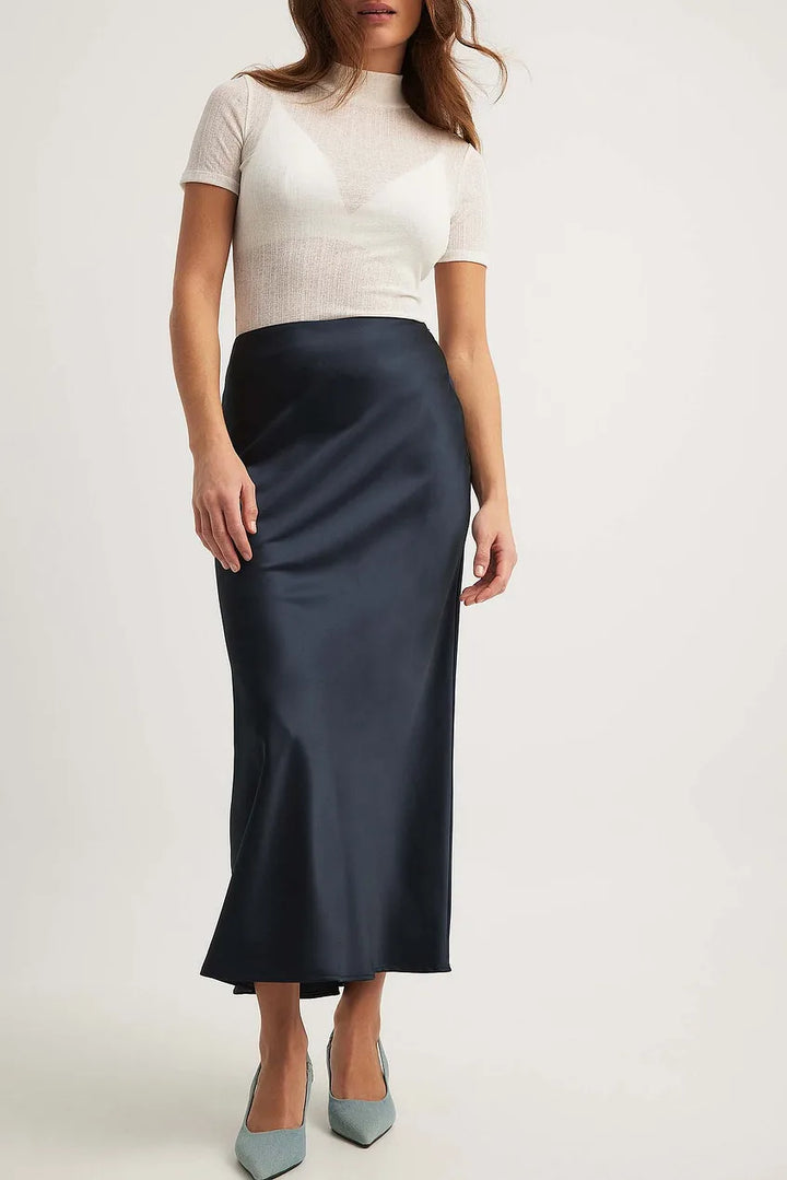 Lune London | Satin skirt with High Waist Anna