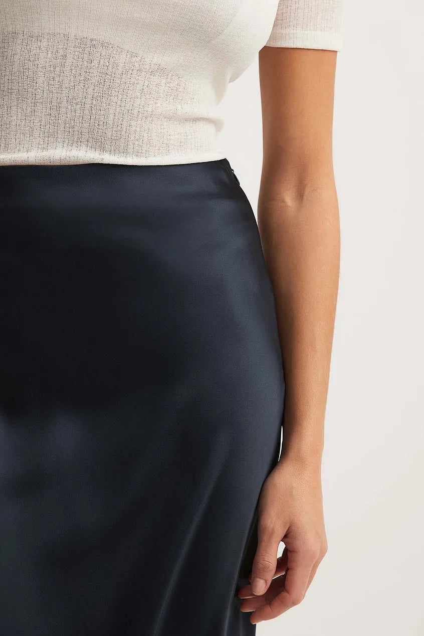 Lune London | Satin skirt with High Waist Anna