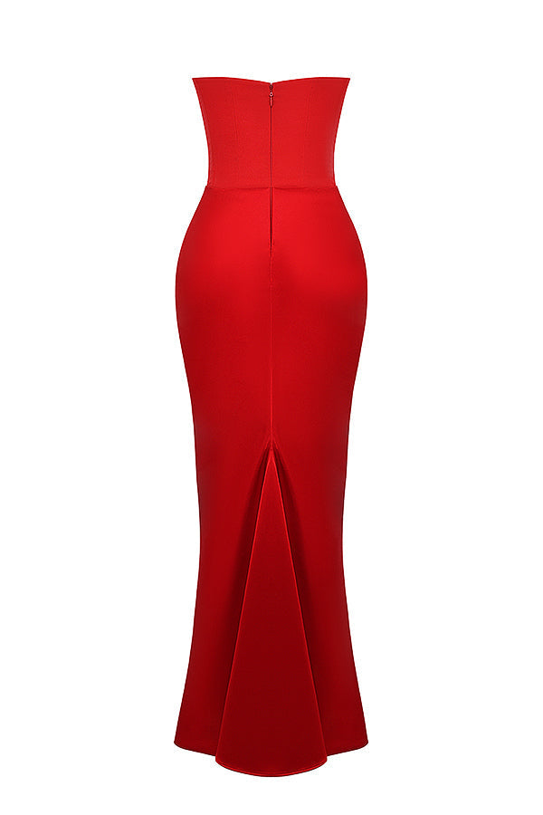 Lune London | Elegant Strapless Corset Dress