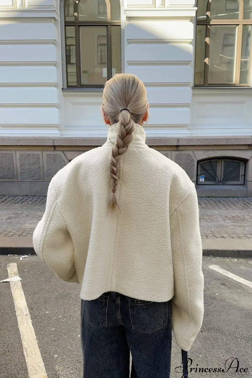 Lune London | Standing Collar Sherpa Jacket