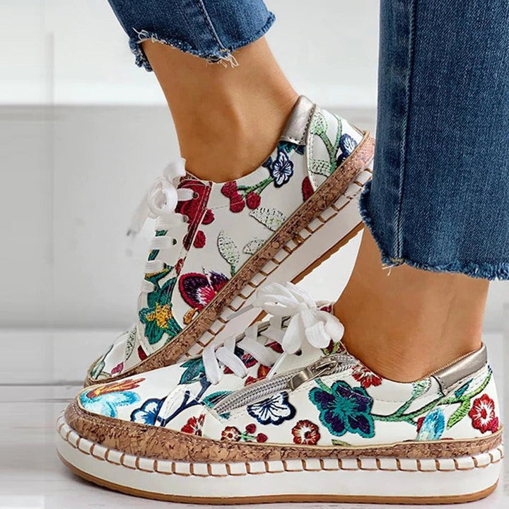 Lune London | Orthopedic Floral Sneakers