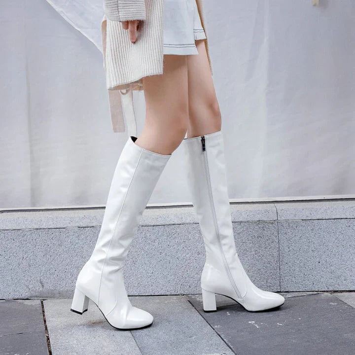 Lune London | High Patent Boots for Women