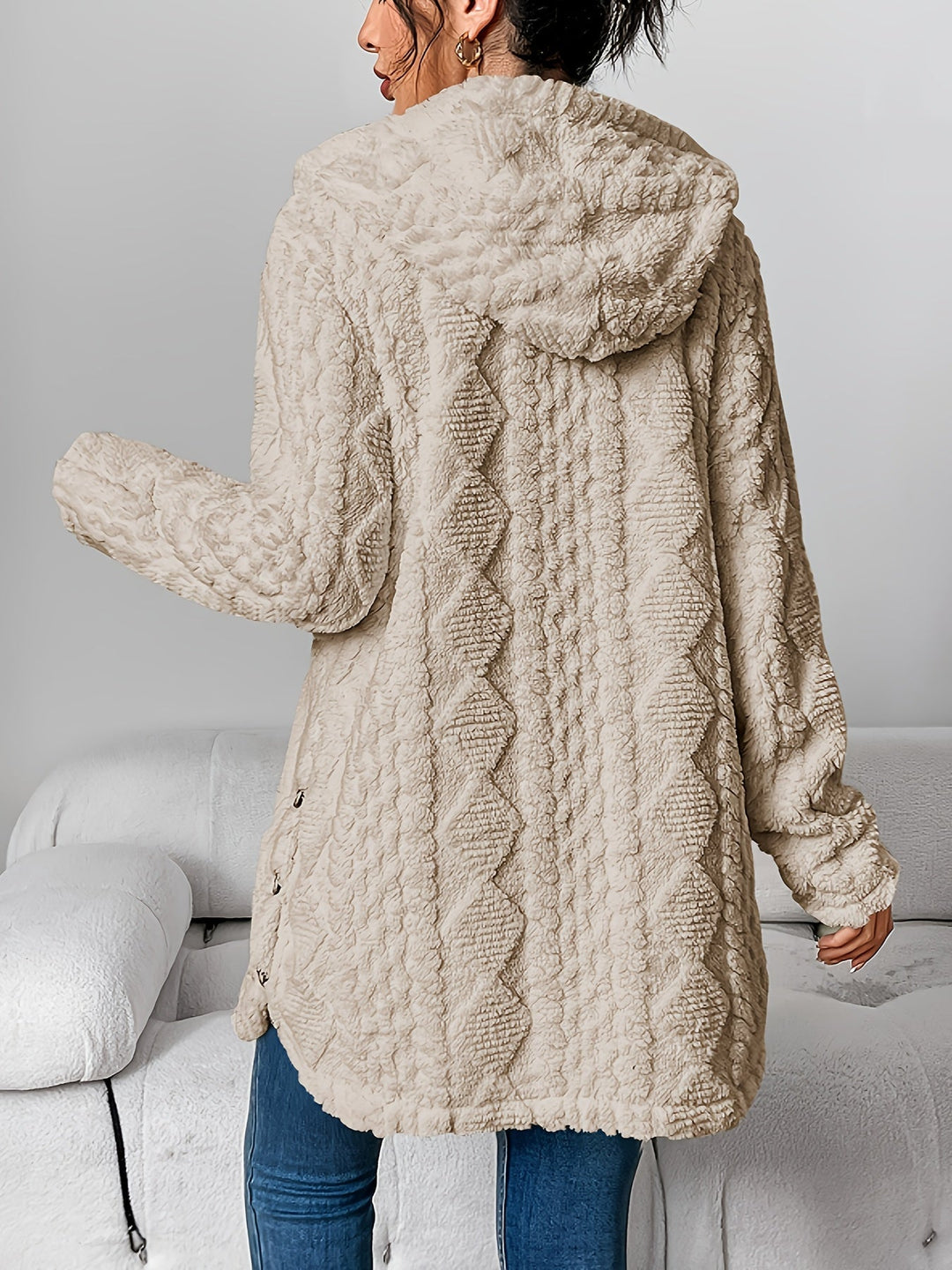 Lune London | Fluffy Teddy Hoodie Jacket