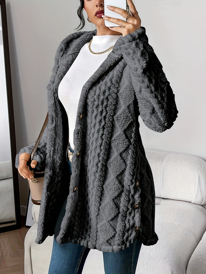Lune London | Fluffy Teddy Hoodie Jacket