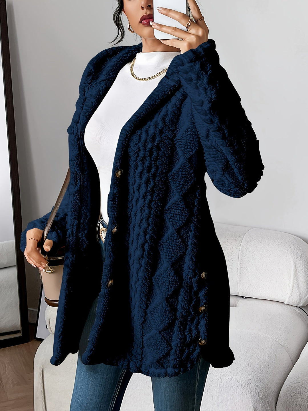 Lune London | Fluffy Teddy Hoodie Jacket