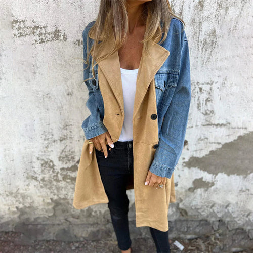Lune London | Elegant Denim Trench Coat