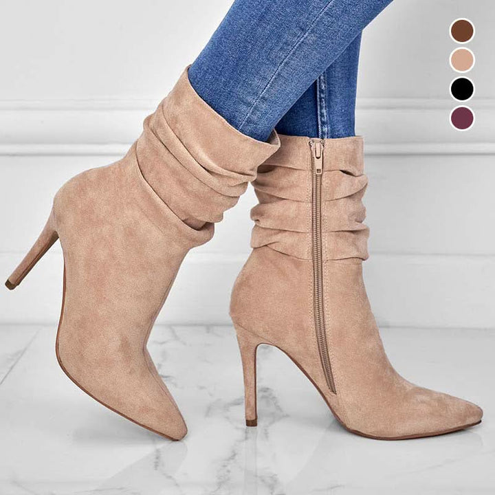 Lune London | Elegant Ankle Boots with High Heel