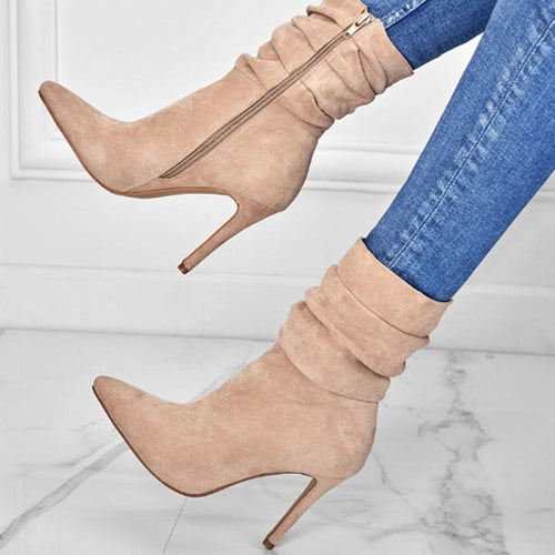 Lune London | Elegant Ankle Boots with High Heel